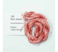 Шёлковое мулине Dinky-Dyes S-180 Red Jasper